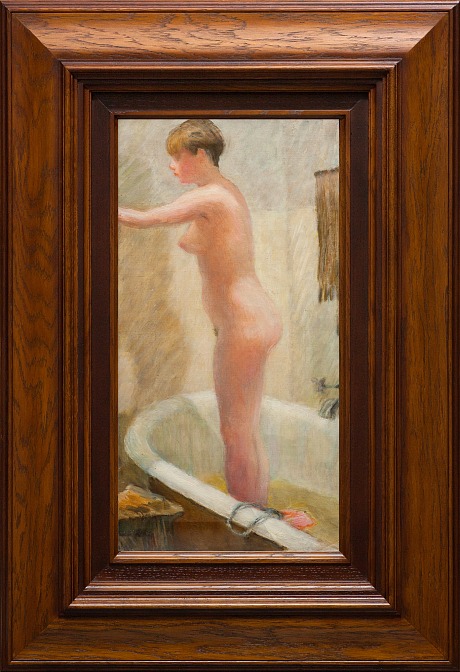 Лебедев В.В. В ванной (портрет И.Кичановой, жены художника)