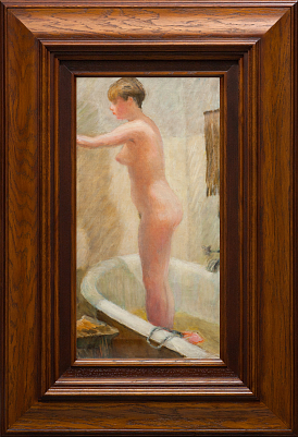 Лебедев В.В. В ванной (портрет И.Кичановой, жены художника)