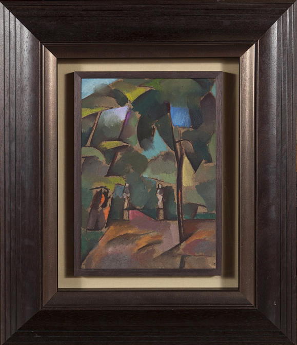 Баранов-Россине В.Д. В парке