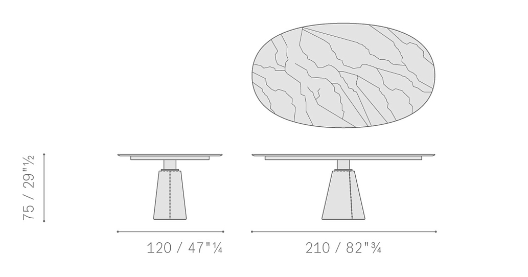 Mesa Ellipse 210x120
