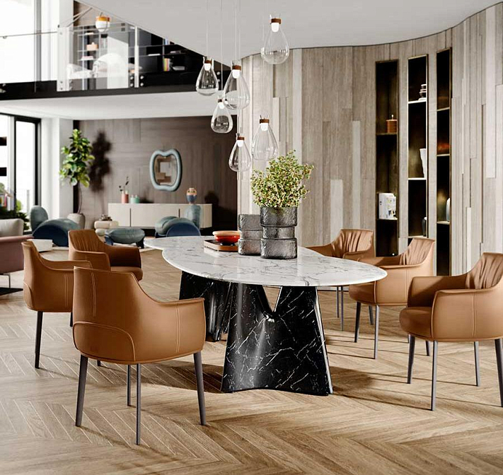 Archibald large dining chair Sahara