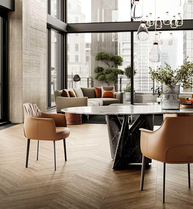 Archibald large dining chair Sahara