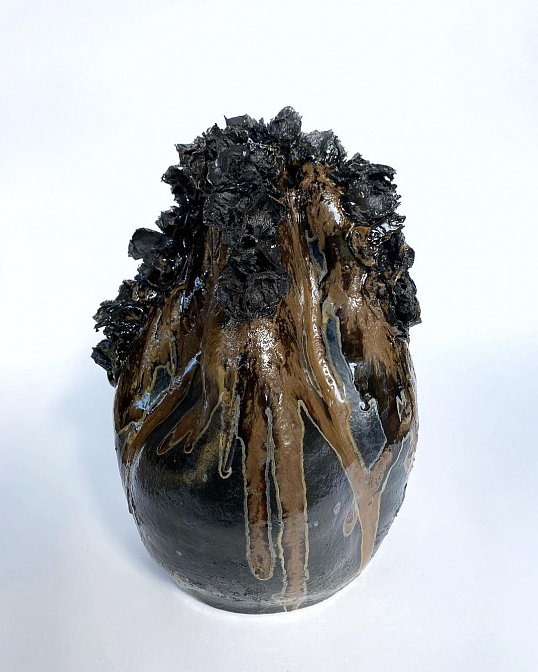 Скульптурная ваза. Из серии "Хрупкость". Оксана Панфилова