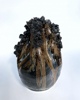 Скульптурная ваза. Из серии "Хрупкость". Оксана Панфилова