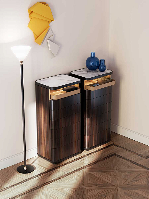 DUO High drawer chest