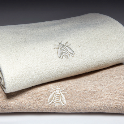 Leo Cashmere с вышивкой серый